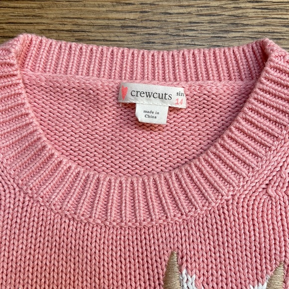 J Crew Girls Llama Sweater - Picture 3 of 7